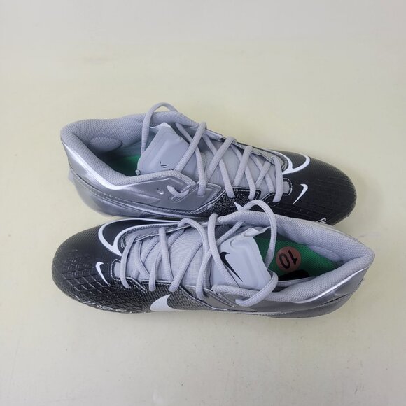 Nike Vapor Edge Elite 360 2 Football Cleats Men’s Size 10 Silver Grey DA5457-003